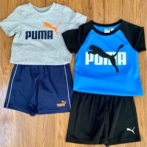 Two Kids Puma Short Sets